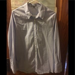 Express Women’s cotton “boyfriend” shirt.